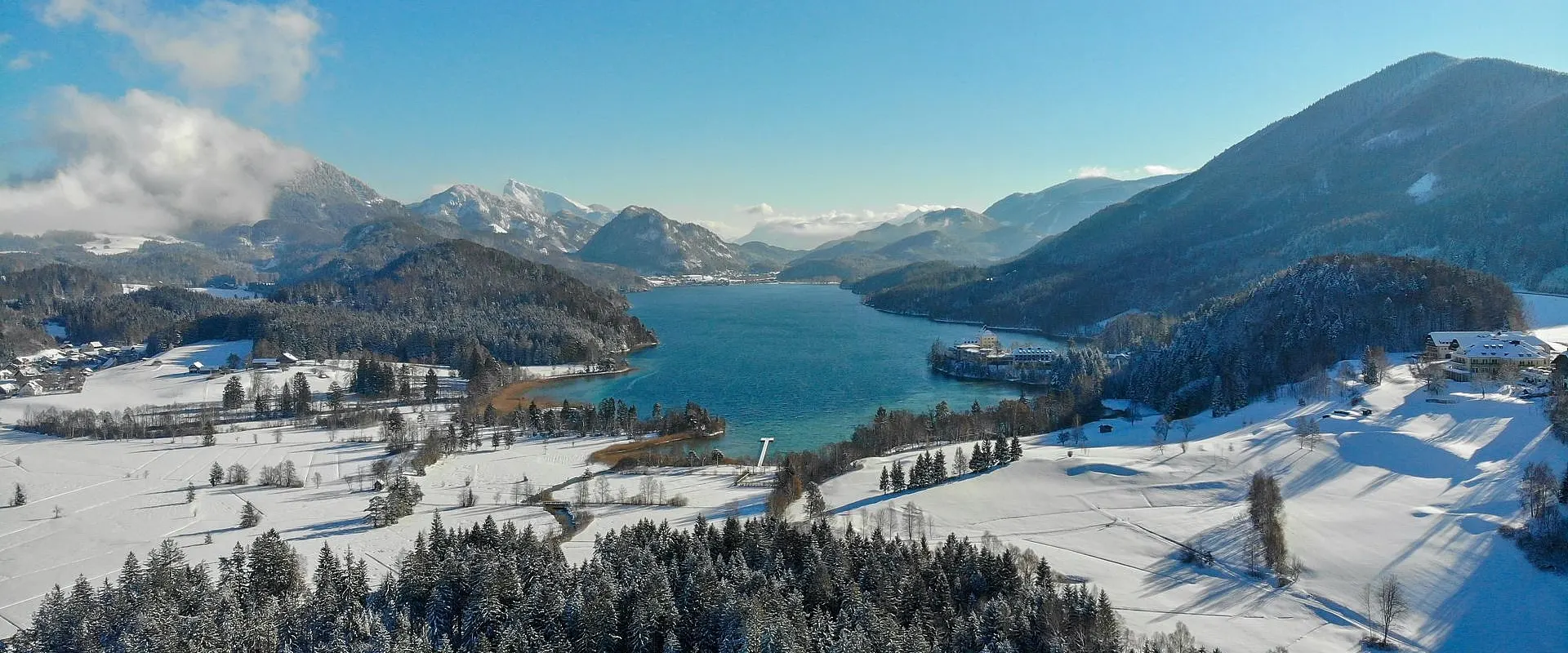 Pension Schierl Faistenau - Fuschlsee im Winter